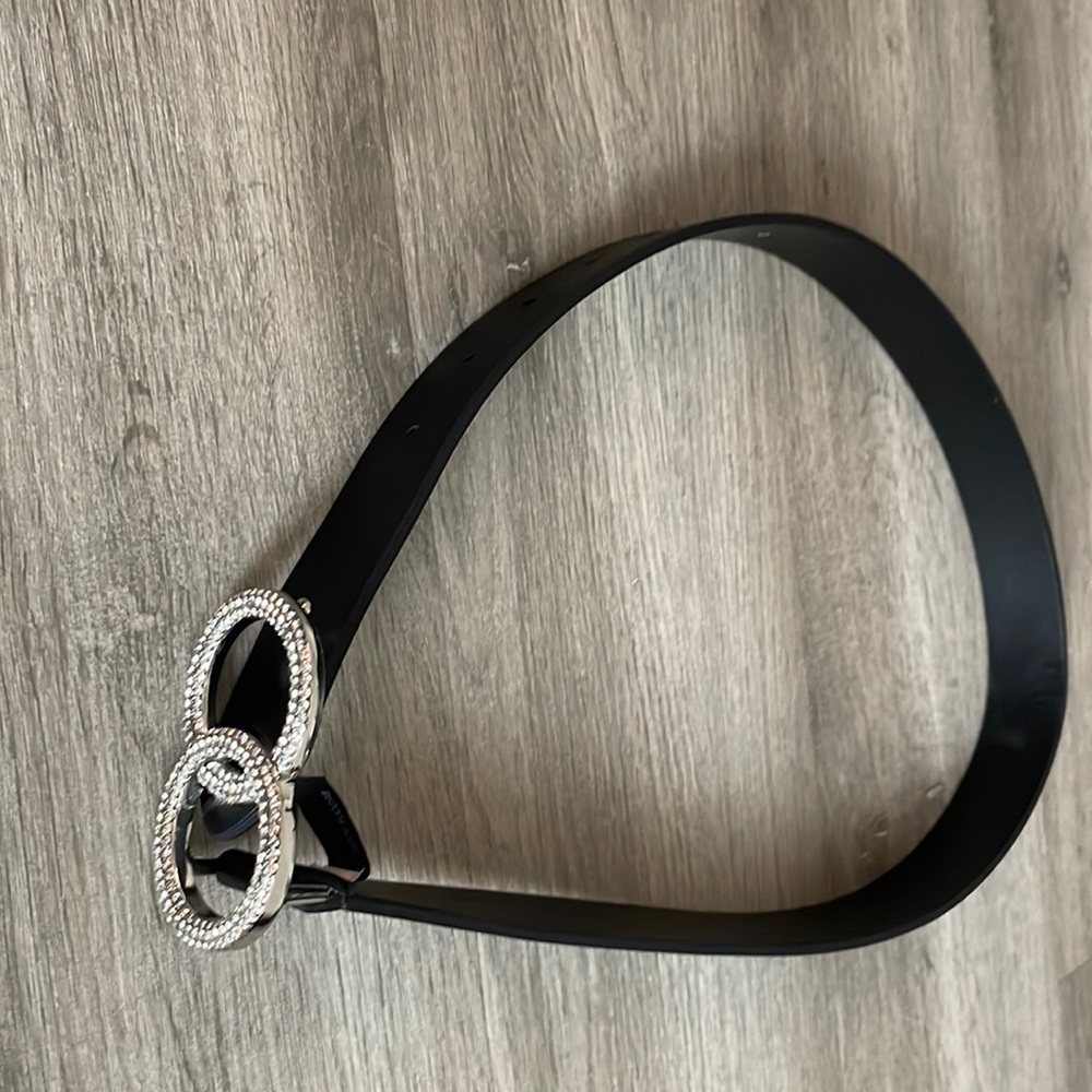 Black bling belt from Express x-small in excellent condition